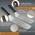 thumbnail image 6 of KRKZ 35-Piece Stainless Steel BBQ Tool Set - Gray Ultimate Grilling Accessories w/Shovel & Brush, 15x12x4in for Outdoor Cooking, 6 of 11