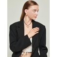 thumbnail image 3 of Collar ENSKEFEN Estrella de Mar Dorada Mate con Cadena de Goma Negra, 3 of 7