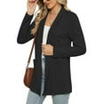 thumbnail image 3 of MOSHU Lightweight Cardigans for Women Long Sleeve Open Front Tops Casual Loose Fall Cardigan with Pockets, 3 of 9
