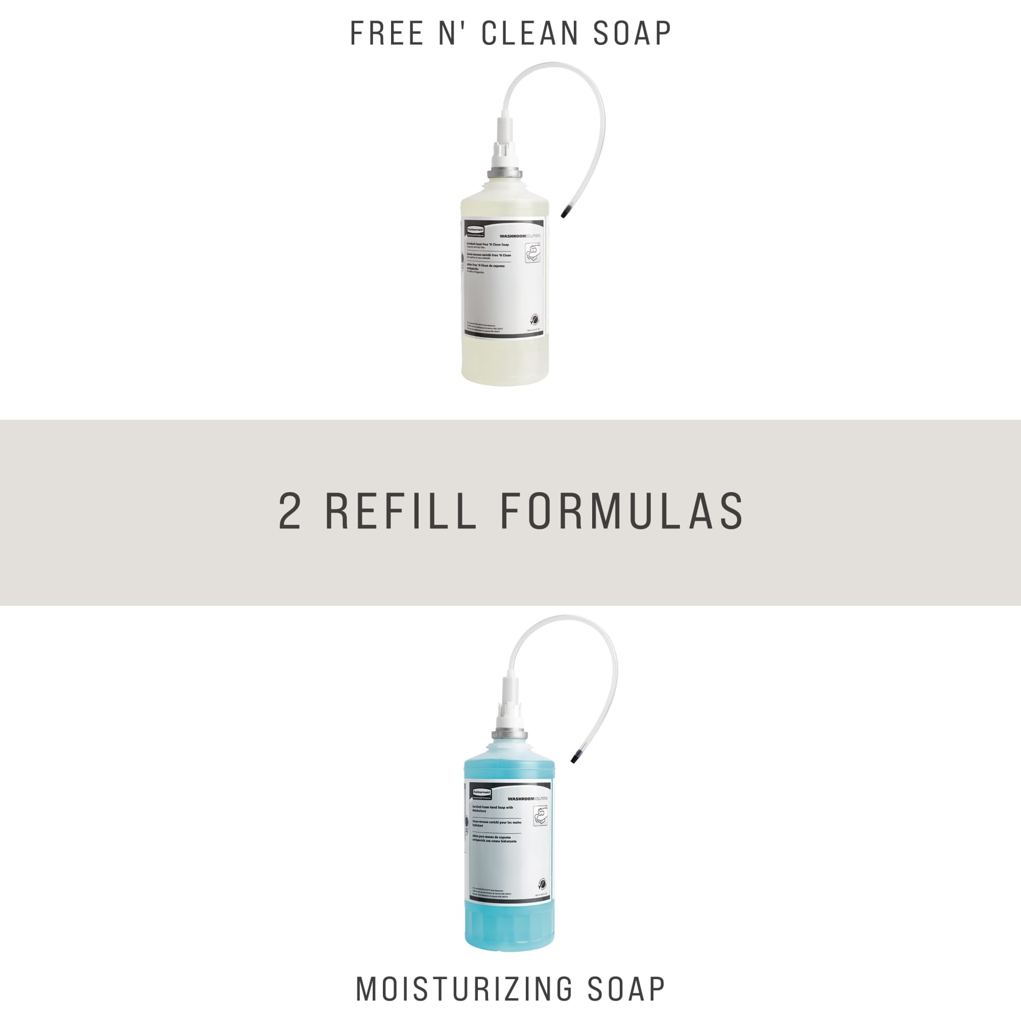 Rubbermaid Commercial Products OneShot Moisturizing Foam Hand Soap Refill, 1600mL