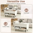 thumbnail image 6 of Costway 31.5" Lift Top CoffeeTable ModernTable with Hidden Compartment Wood Legs For Home White, 6 of 10