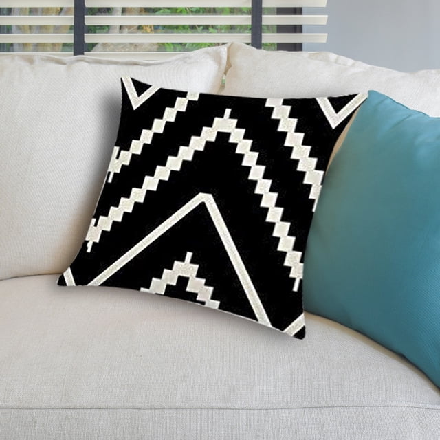 Dsscvnef Modern Geometric Linen Pillow Decorative Indoor Throw Pillow Cover Boho Home Cushion Cover