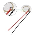 thumbnail image 2 of 5Pcs Piezo Discs 20mm Acoustic Pickup Transducer Prewired Microphone Trigger Drum CBG Guitar, 2 of 5