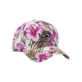 thumbnail image 2 of Gravity Outdoor Co. Island Floral Adjustable Baseball Cap - White/Pink, 2 of 2