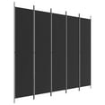 thumbnail image 2 of vidaXL 4-Panel Anthracite Fabric Freestanding Room Divider 78.7"x86.6" for Home Office, 2 of 32