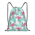 thumbnail image 1 of Gaeub Flamingo Drawstring Backpack Bag Sport Gym Sackpack Heavy Duty String Backpack for Men Women-Medium, 1 of 6
