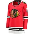 thumbnail image 2 of Women's Fanatics Jason Dickinson Red Chicago Blackhawks Home Breakaway Player Jersey, 2 of 3