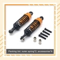 thumbnail image 4 of Vogacara 2 piezas RC coche resorte amortiguador vehículo resortes amortiguador automóvil juguete accesorios reemplazo para juguete WL Kits de construcción modelo Oro Vogacara FN012224-03B, 4 of 6