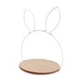 thumbnail image 3 of Easter Wire Bunny Table Decoration – 12" Spring Rabbit Sculpture for Desktop & Centerpiece | Easter Decorations for Dining Table, Mantel & Home | Festive Wire Rabbit for Holiday Display, 3 of 9