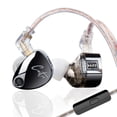thumbnail image 1 of Auriculares intraurales KZ Castor con micrófono, color negro y plateado, 1 of 9