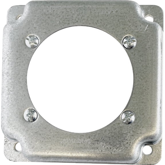 Thomas & Betts 4" Square Box Cover, 30A/60A Electrical Box Cover Plate - Steel - Pack Of 1