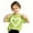 Light Green, variant on WAYUTE Girls Shirts Summer Short Sleeve Crew Neck Loose Fit Casual Tees with Cute Heart Print Breathable Comfort Daily Wear,White,Size 3 Y-4 Y