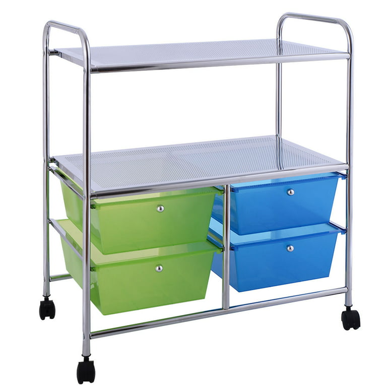 RELAX4LIFE Storage Drawer Carts Classroom Organization Rolling Carts with  Wheels 3 Drawers - Craft Organizing Drawers with Plastic Drawers, Utility