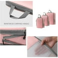 thumbnail image 5 of 3Pcs Travel Bags Luggage Organizer Travel Compression Packing Cubes For Clothes Blanket, Travel Bags Luggage Organizers For Suitcases Double Large Capacity sign 3 Different Size, 5 of 7