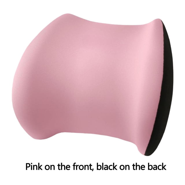 Almohada de apoyo lumbar Accesorio práctico Cojín para la espalda baja que ahorra espacio Rosa