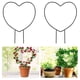 thumbnail image 3 of Soporte para plantas trepadoras, 2 piezas de enrejado de hierro negro para jardín, soporte de metal para plantas trepadoras, máxima eficiencia, 3 of 7