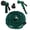 Dark Green, variant on Expanding Flexible Garden Water Hose w/ Spray Nozzle in Green (50ft) - CycloneSound