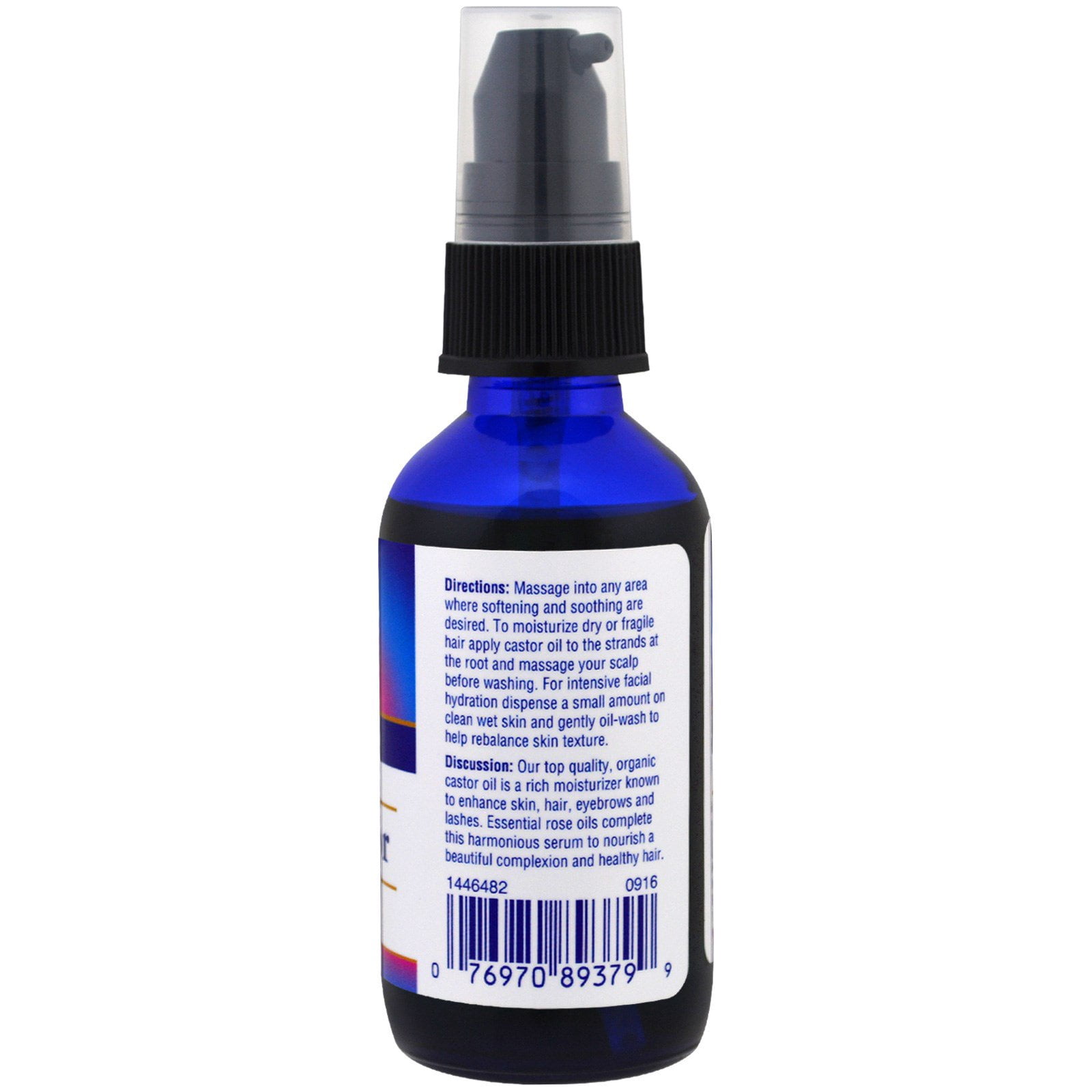 Heritage Store Rose Castor Oil, 2 fl oz (59 ml)
