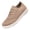 Coffee, variant on Mesh Breathable Casual Sneakers Daily Office Commuting, Lace Up Lightweight Running Shoes Outdoor Sports Walking, Comfortable Flat Slip On Footwear Holiday Travel Wearing, Beige 5