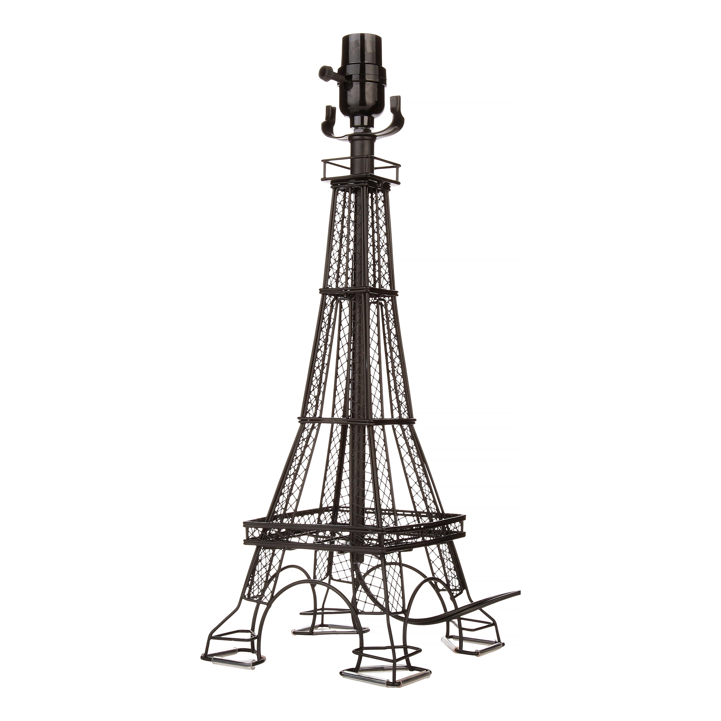 Better Homes & Gardens Eiffel Tower Lamp Base, Black Metal Finish