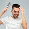 thumbnail image 4 of Hairdressing Oil Head Styling Comb Large Curved Comb Men's Back Head Rib Comb Pig Curved Hollow Comb, 4 of 5