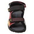 thumbnail image 4 of Rugged Bear Boys Open Toe Sport Sandals. (Toddler Little Kids), Black Red, 6, 4 of 5