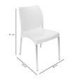 thumbnail image 3 of Silla Plastictrends Sofía Blanca, 3 of 4
