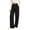 #02 Black 【Mix, Match & Rotate: Stock Up on Daily Colors】, variant on Womens Straight Leg Solid Sweatpants, Elastic Waist Drawstring Loose Sports Pants with Pockets, Running Fitness Outdoor Wear | VerBelle,Army Green L
