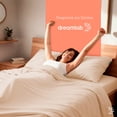 thumbnail image 4 of Dreamlab Juego de Sábanas Lisas de Lujo Microfibra Ultra Suaves y Transpirables King Size Rosa Palo 4 Piezas, 4 of 9