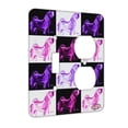 thumbnail image 1 of KuzmarK™ 2 Gang Single Toggle / Single Duplex Wall Plate - Shar Pei Fawn Abstract Dog Pink Pattern Art by Denise Every, 1 of 1