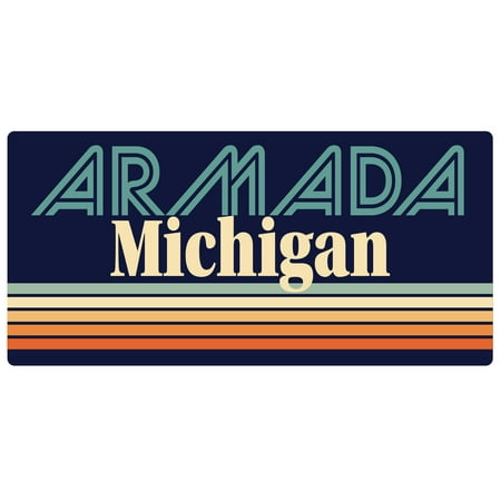 

Armada Michigan 5 x 2.5-Inch Fridge Magnet Retro Design