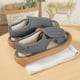 thumbnail image 1 of Sandalias unisex para diabéticos, cómodas para caminar (gris, talla 38-39), 1 of 9