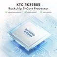 thumbnail image 4 of KTC A32Q7 Pro 32" Mobile Monitor, 4K Smart Touch Screen Monitor with Android 13, WiFi6, RK3588S 8 Core, Google EDLA Certification, 8GB RAM 128GB, Wireless Remote Control, White, 4 of 12