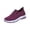 Purple, variant on Breathable Mesh Slip-On Walking Shoes for Women, Orthopedic Shoes Wide Width Dressy Walking Shoes Woven Soft Running Sneakers Casual Outdoor Footwear Ladies Slip On Sneaker Going Out, Black 5