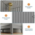 thumbnail image 4 of Danolapsi 47.2 Inch Fluted Dresser,6-Drawer Wood Dresser for Bedroom, Modern Chest of Drawers, Storage Organizer Cabinet for Living Room, Hallway, Entryway, 4 of 7