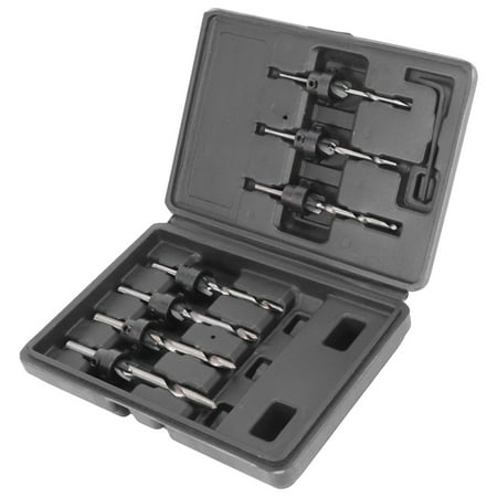 

22Pc Wood Screws Drill Hole Drilling Countersunk Head 7 Pieces Woodworking Drill Cone Drilling