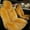 Gold, variant on Eoozwa Winter Car Seat Cushion Wool Polyester Material with Non Slip Base for Cold Weather Comfort Gold Wine Coffee Colors