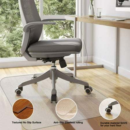 Topcobe 47 Lx35 Wx0 06 H Office Chair Mat Pvc Desk Chair Mat