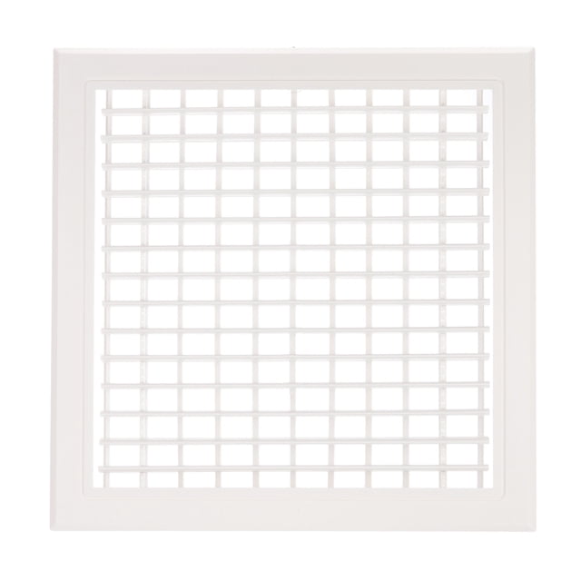 Uxcell 14x14 Inch Plastic Ventilation Grille, Adjustable Outlet Air Vent Grilles Removable Vent Filter Cover Supply Air Grille, White