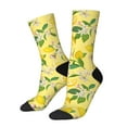 thumbnail image 2 of Junzan Lemon Mens Funny Socks For Men Women Colorful Fun Novelty Crew Patterned Socks, 2 of 9