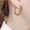 GD, variant on EGNMCR Earrings for Women Fashion Twisted Earrings New Earrings Same Style Circle Earrings Rhinestone Earhook Ear Jewelry Women fashion twist earrings