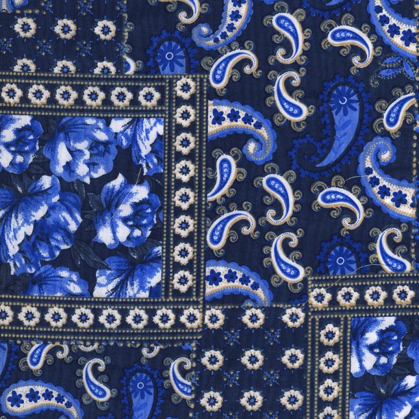 Shason Textile Soft Poly Cotton Bandana Print Fabric For Fashion