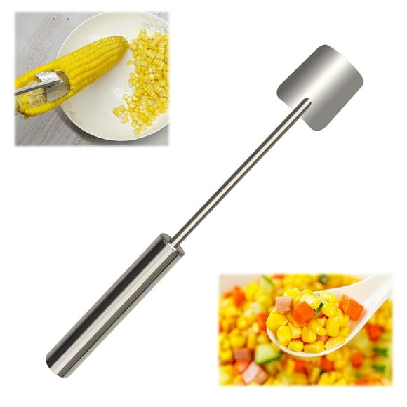 Clearance Sales Today Deals Prime Lloopyting 1X Corn Peeling Artifact Corn Peeler Corn On The Cob Remover Fast And Suitable For Home Kitchens Restaurant Chefs Outdoor Dining Enthusiasts Silver Metal
