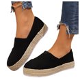 thumbnail image 1 of Espadrilles à Plateforme Léopard à Enfiler pour Femmes 2025 Plage Décontractées Automne en Suède Chaussures Plates de Marche, 1 of 8