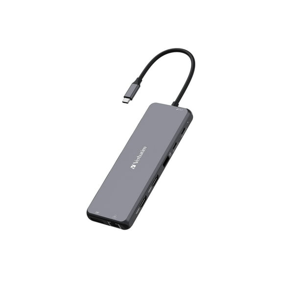 Verbatim USB-C Pro Multiport Hub CMH 13Port, Gray