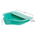 thumbnail image 4 of AliMed Bariatric Bedpan 15 L X 14-1/4 W X 3 H Inch Polyethylene Green 1 Each 2970008723, 4 of 4