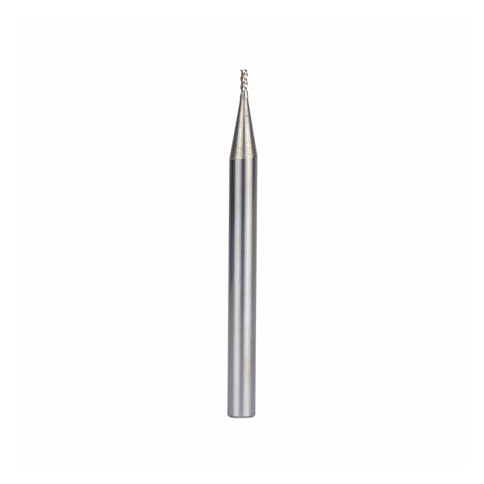 2pcs Tungsten Steel End Mills 3 Flute Flattened Head Milling Cutters Carbide End Mills HRC45 Suitable for Aluminum