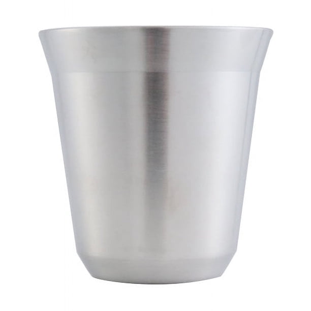 Taza de vino de acero inoxidable de doble capa, taza de café aislada, taza de vino pequeña, taza de té portátil de pequeña capacidad, taza para niños