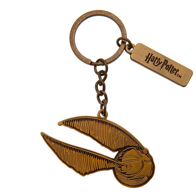 Harry Potter - Llavero Diseño Snitch Dorada (Marrón)