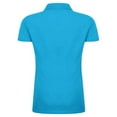 thumbnail image 2 of Henbury Womens Cotton Pique Modern Polo Shirt, 2 of 3